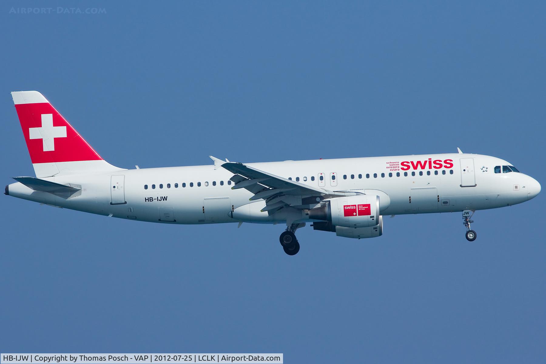 HB-IJW, 2003 Airbus A320-214 C/N 2134, Swiss International Airlines