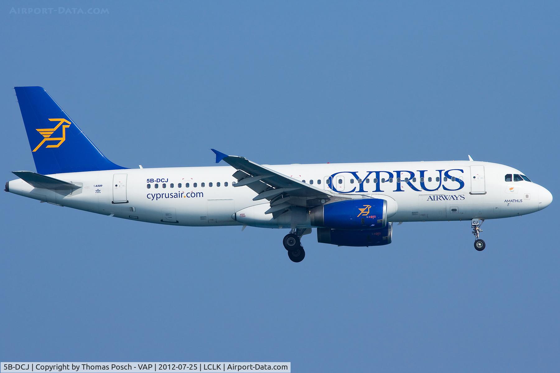 5B-DCJ, 2004 Airbus A320-232 C/N 2108, Cyprus Airways