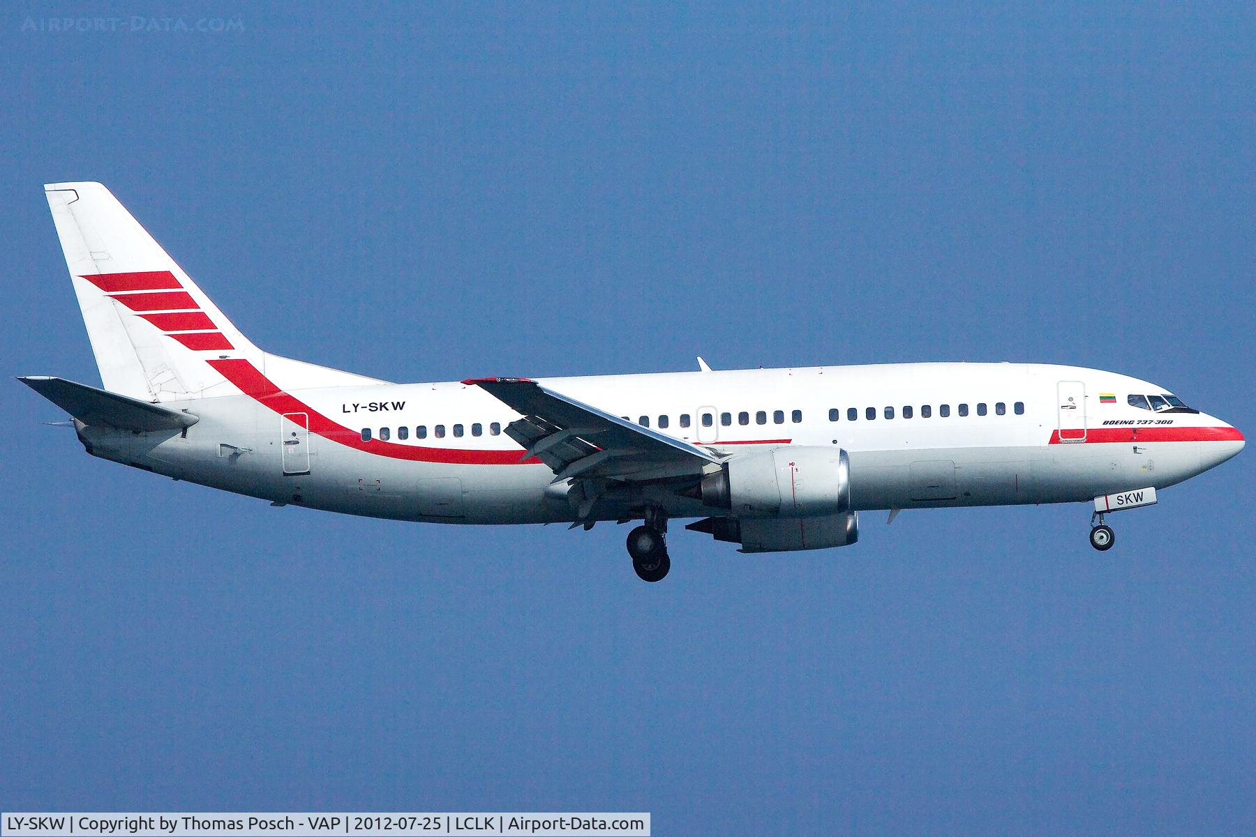 LY-SKW, 1992 Boeing 737-382 C/N 25162, Aurela