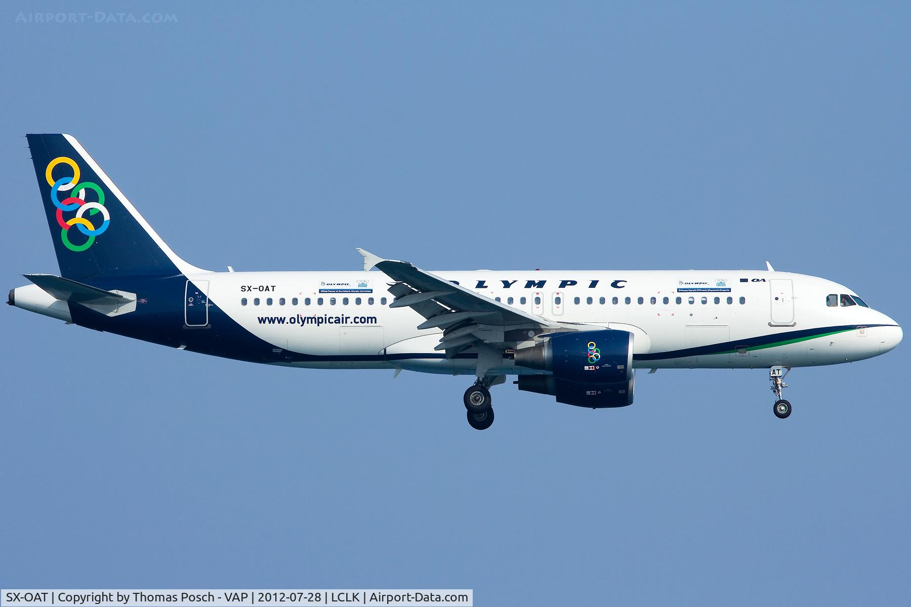 SX-OAT, 2010 Airbus A320-214 C/N 4190, Olympic Air