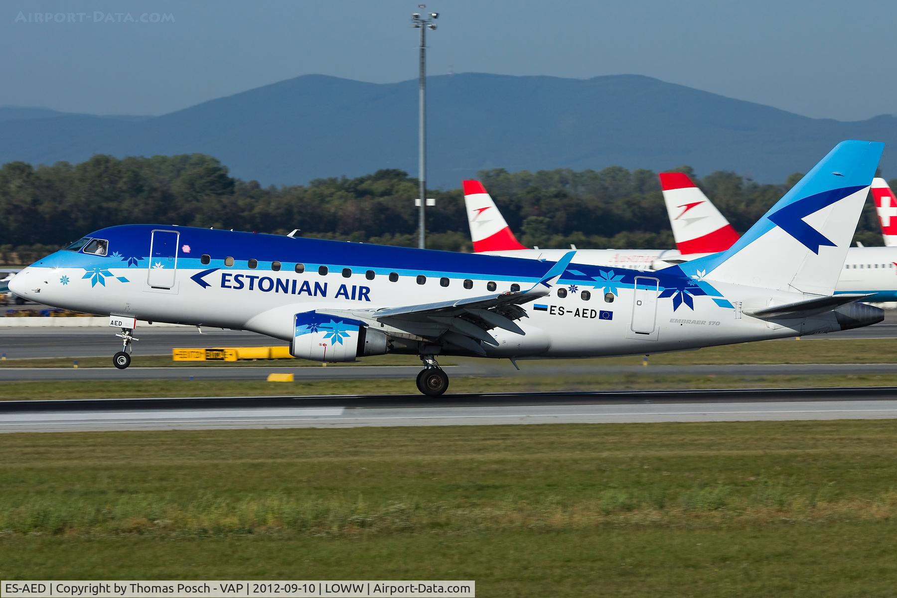ES-AED, 2005 Embraer 170LR (ERJ-170-100LR) C/N 17000112, Estonian Air