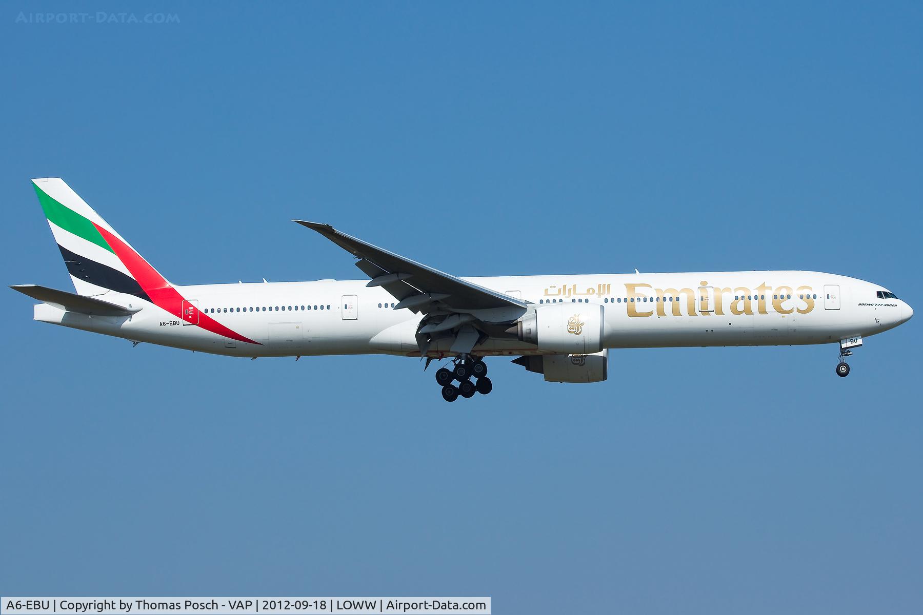 A6-EBU, 2006 Boeing 777-31H/ER C/N 34484, Emirates