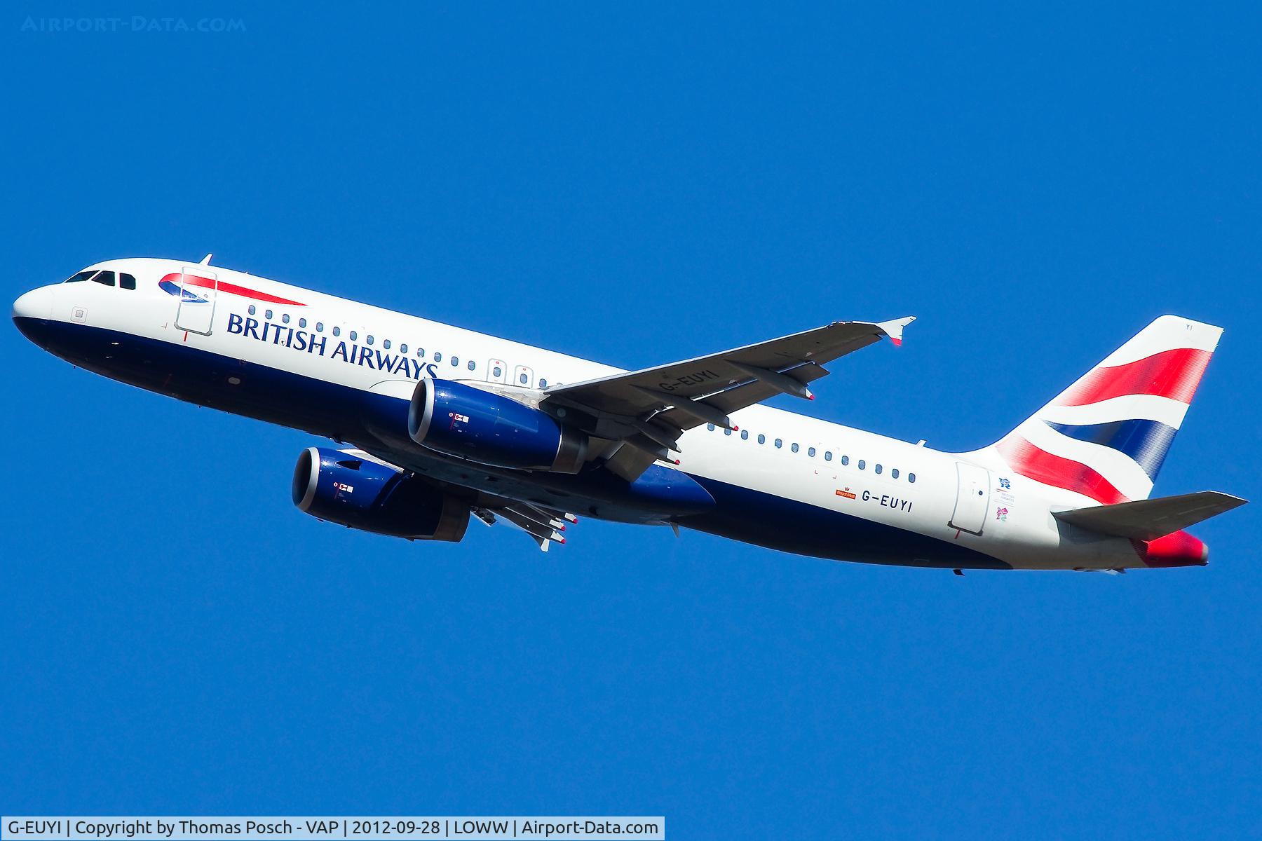 G-EUYI, 2010 Airbus A320-232 C/N 4306, British Airways