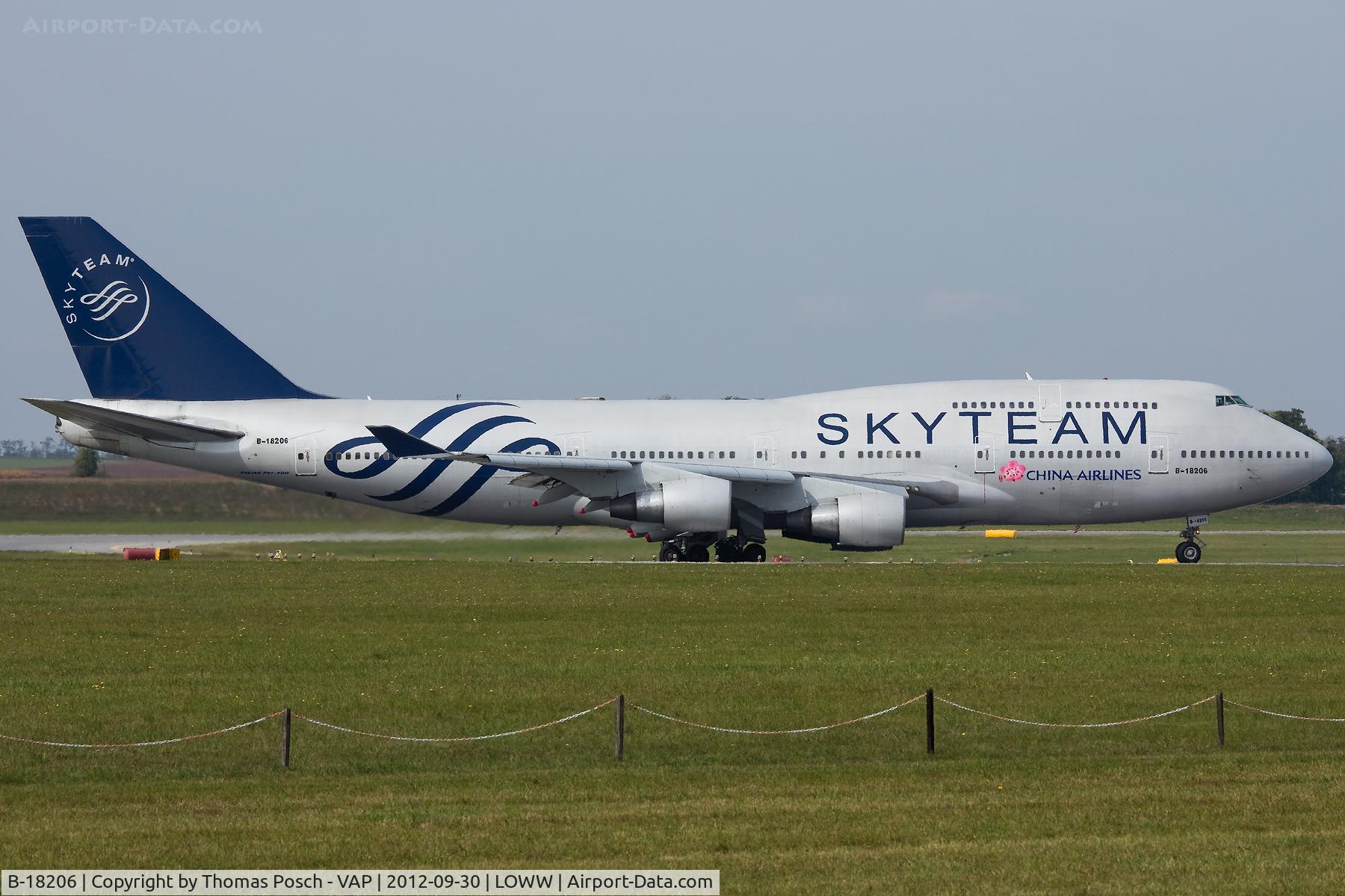 B-18206, 1998 Boeing 747-409 C/N 29030, China Airlines