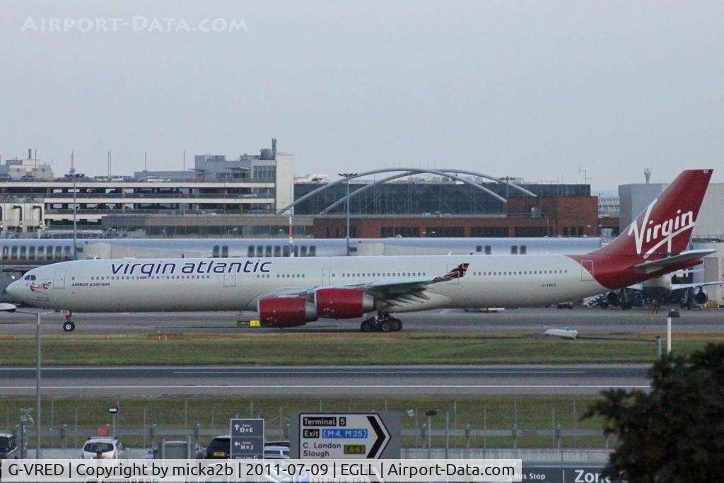 G-VRED, 2006 Airbus A340-642 C/N 768, Taxiing