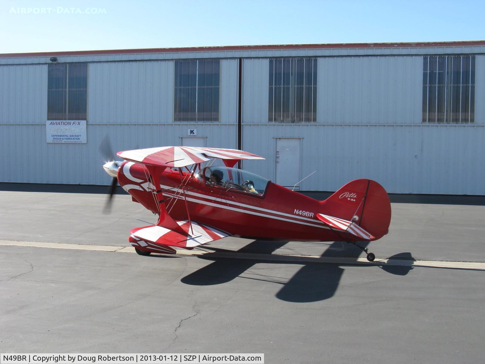 N49BR, Pitts S-2A Special C/N 2212, 1980 Aerotek PITTS S-2A, Lycoming AEIO-540 260 Hp, engine start