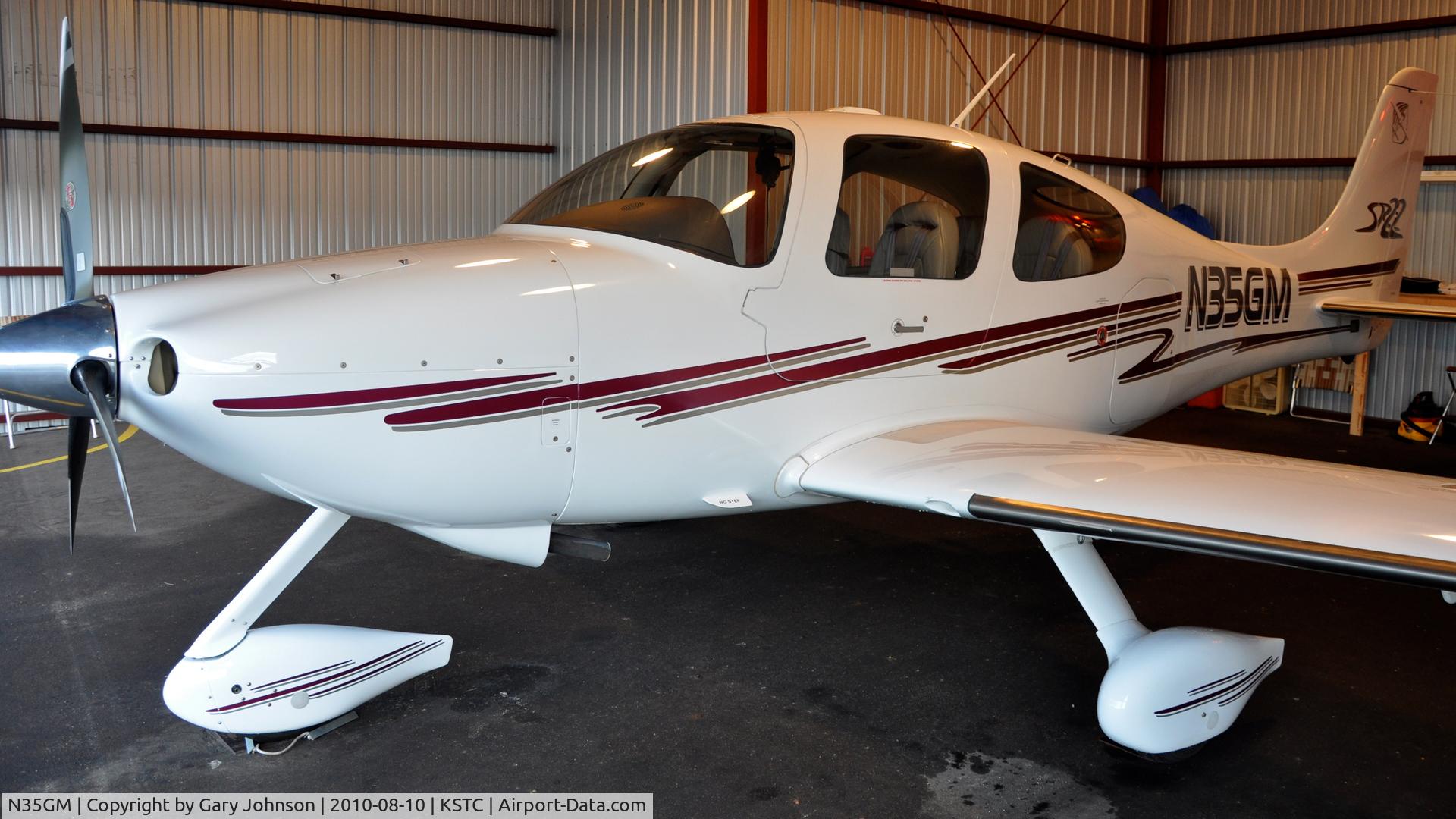 N35GM, 2003 Cirrus SR22 C/N 0478, Based at Saint Cloud, MN
