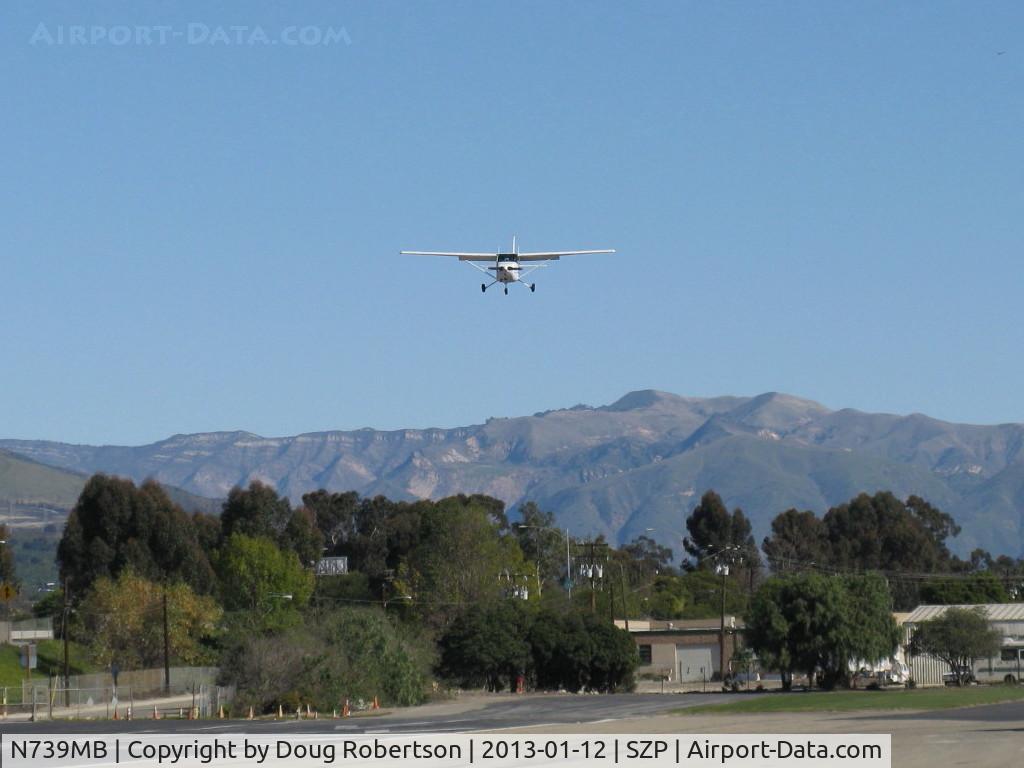 N739MB, 1978 Cessna 172N C/N 17270641, 1978 Cessna 172N SKYHAWK, Lycoming O-320-H2AD 160 Hp, on final Rwy 22