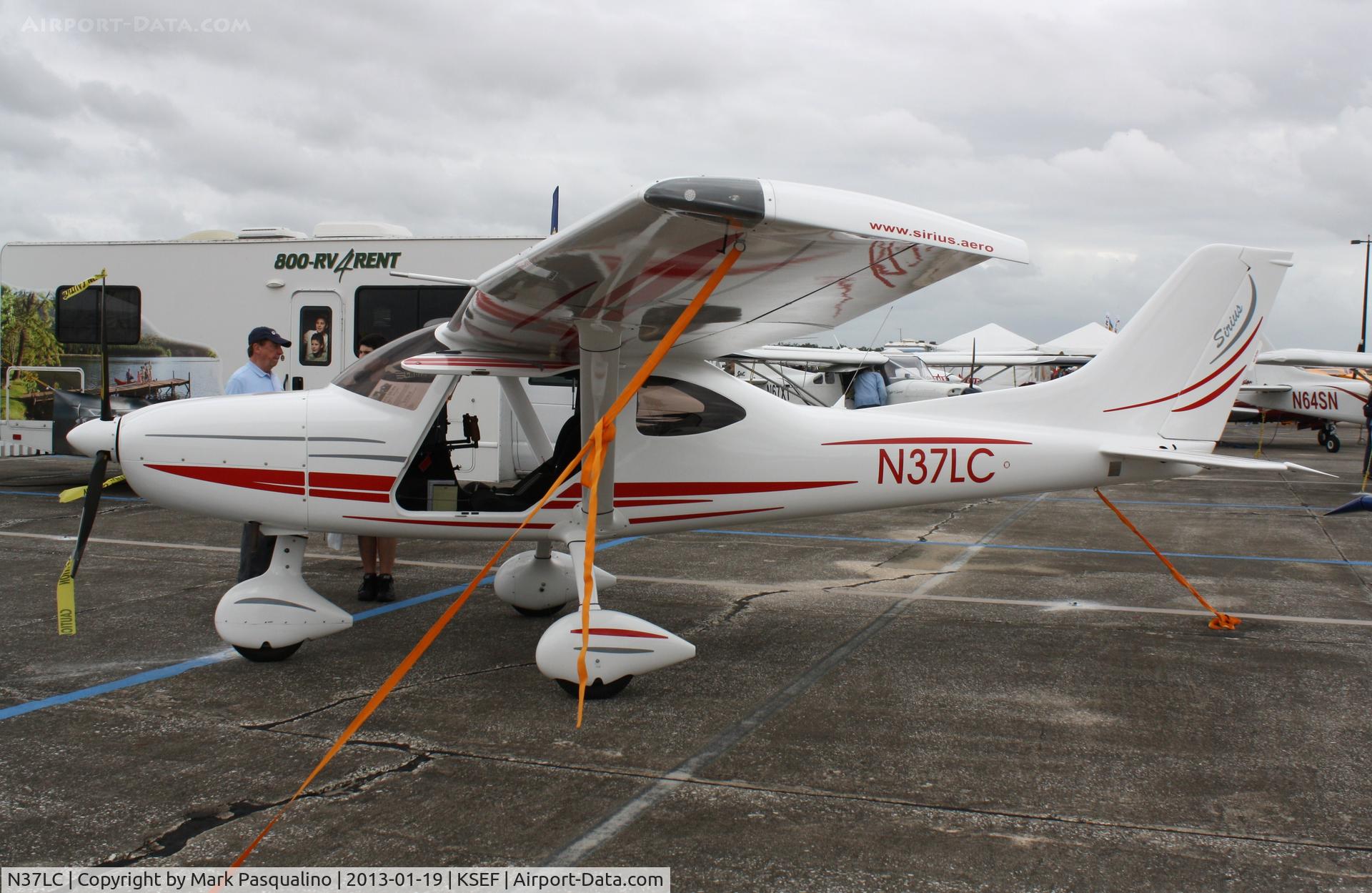 N37LC, TL Ultralight TL-3000 Sirius C/N TLUSA179, TI Ultralight Sro Sirius