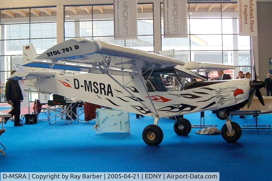 D-MSRA, Zenair STOL CH-701 C/N 7-9427, Zenair CH.701D STOL [7-9427] Friedrichshafen~D 21/04/2005
