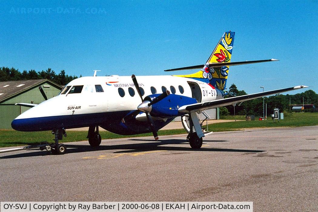 OY-SVJ, 1986 British Aerospace BAe-3101 Jetstream 31 C/N 711, British Aerospace BAe Jetstream 3101 [711] (Sun Air) Aarhus~OY 08/06/2000