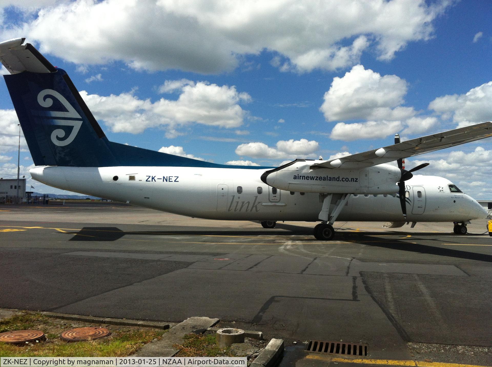 ZK-NEZ, 2007 De Havilland Canada DHC-8-311 Dash 8 C/N 654, About to leave again for another short flight.