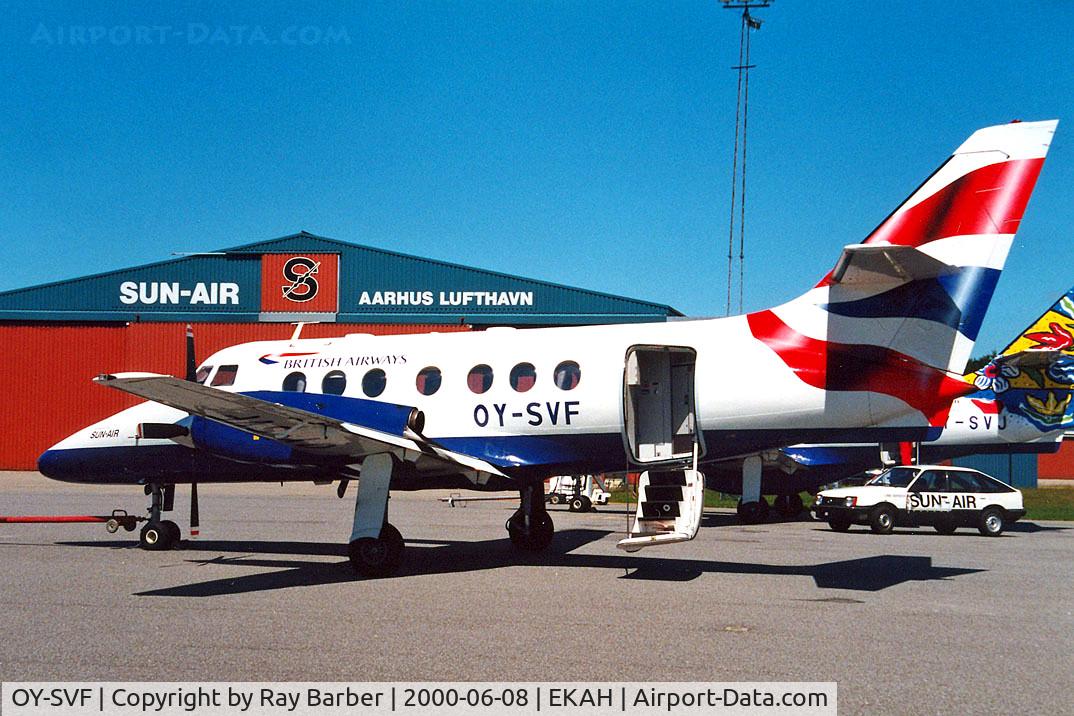 OY-SVF, 1985 British Aerospace BAe-3102 Jetstream 31 C/N 686, British Aerospace BAe Jetstream 3101 [686] (Sun Air) Aarhus~OY 08/06/2000