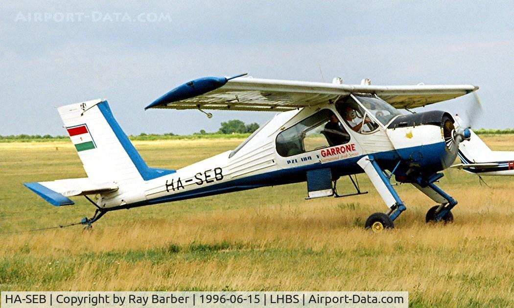 HA-SEB, 1978 PZL-Okecie PZL-104 Wilga 35A C/N 118374, PZL-Okecie PZL-104 Wilga 35A [118374] Buadors~HA 15/06/1996