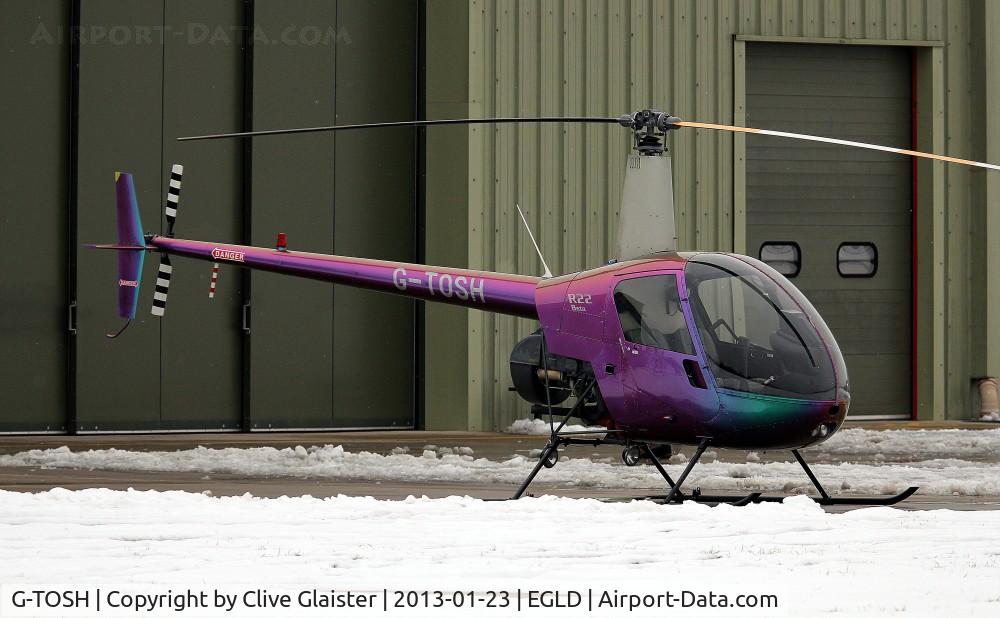 G-TOSH, 1988 Robinson R22 Beta C/N 0933, Ex: N8012T > LV-RBD > N2629S > G-TOSH - Originally owned to, Heli Air Ltd in March 1997 and currently with, Heli Air Ltd since November 2011.