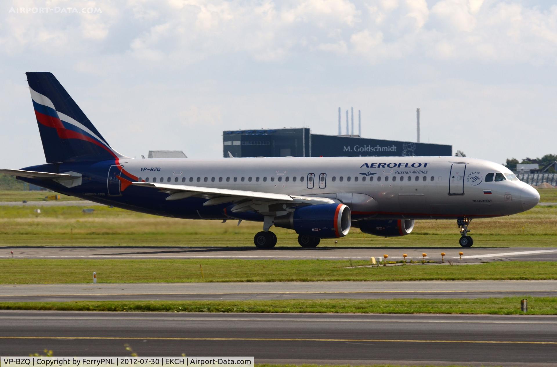 VP-BZQ, 2008 Airbus A320-214 C/N 3627, Aeroflot A320