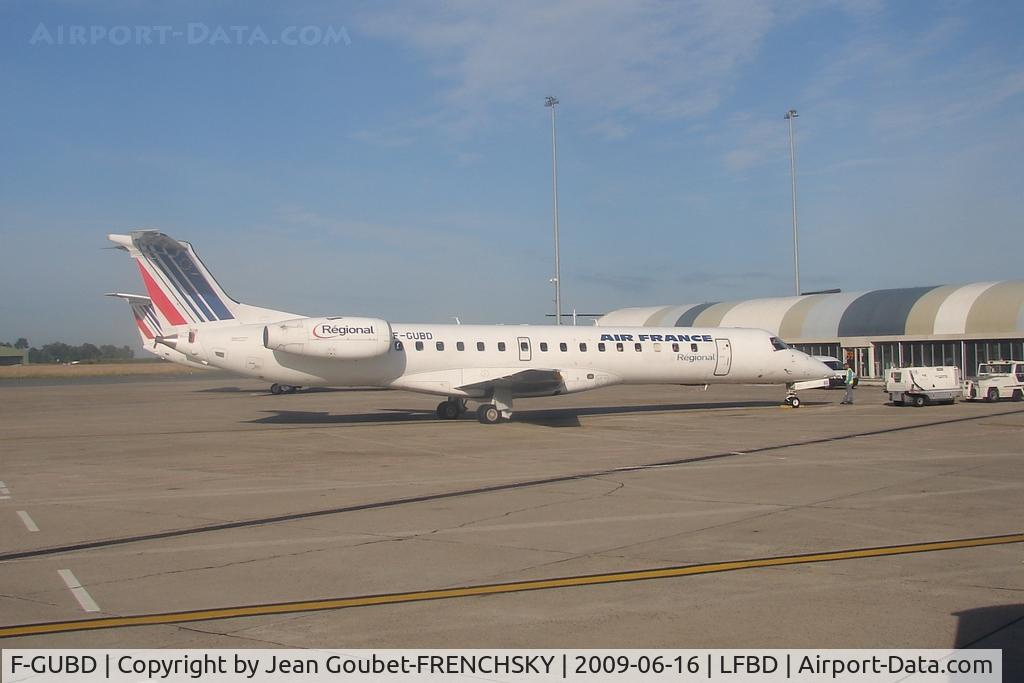 F-GUBD, 2000 Embraer ERJ-145LR (EMB-145LR) C/N 145333, departure to Lille