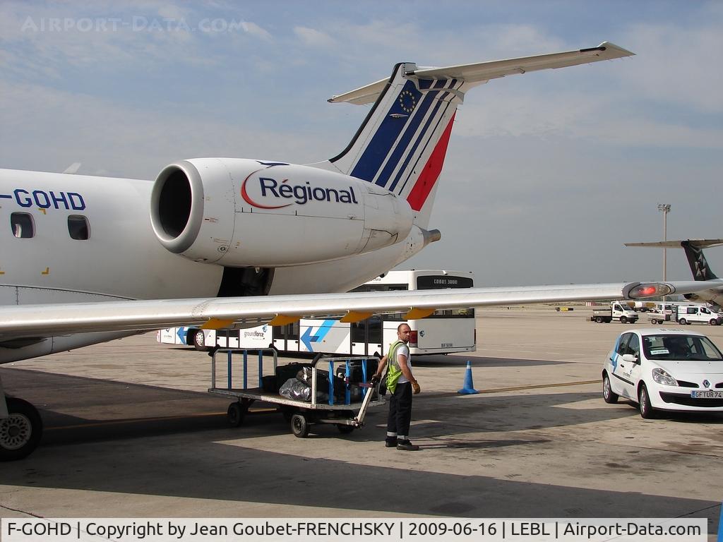 F-GOHD, 2000 Embraer ERJ-135ER (EMB-135ER) C/N 145252, from Bordeaux