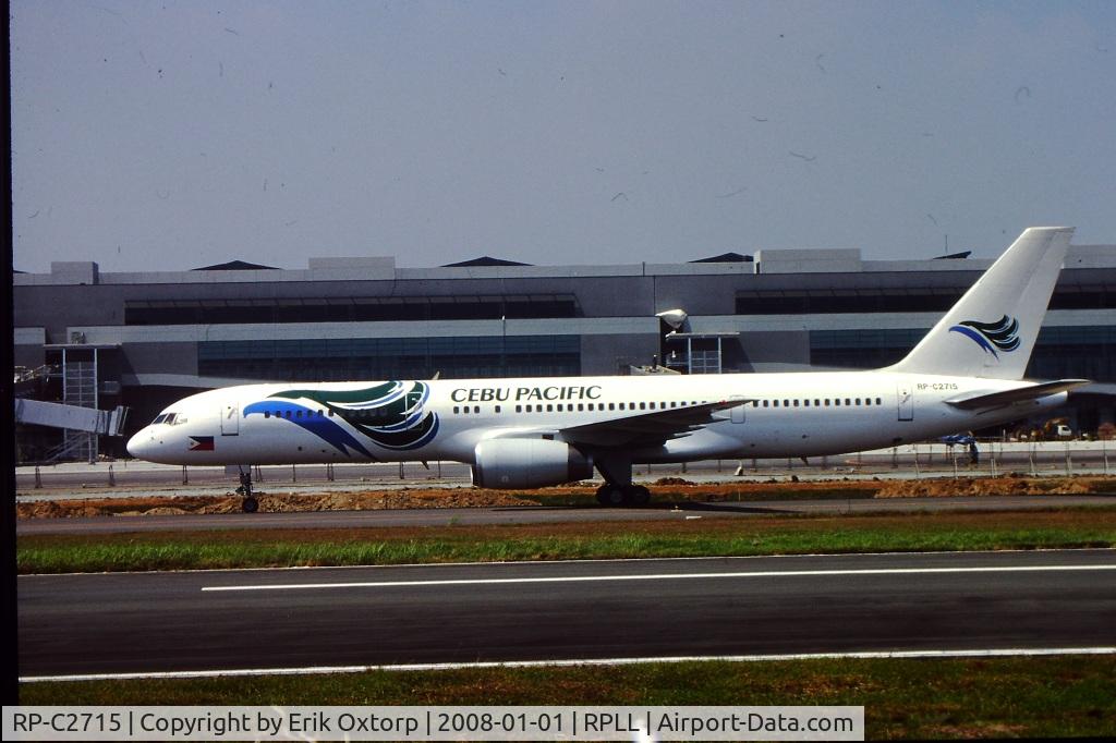 RP-C2715, 1989 Boeing 757-236 C/N 24371, By Erik Oxtorp in MNL JUN02