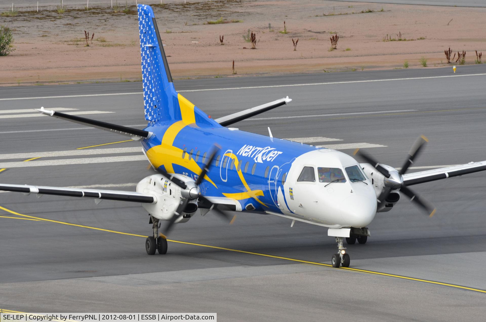 SE-LEP, 1988 SAAB SF340A C/N 340A-127, NextJet colourful SF340 arrived