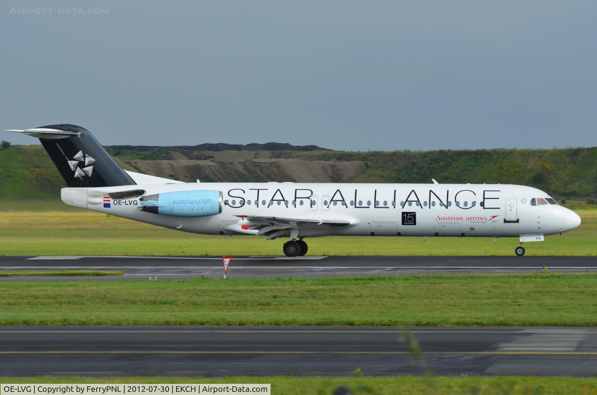 OE-LVG, 1994 Fokker 100 (F-28-0100) C/N 11520, Austrian/Star Alliance Fk100