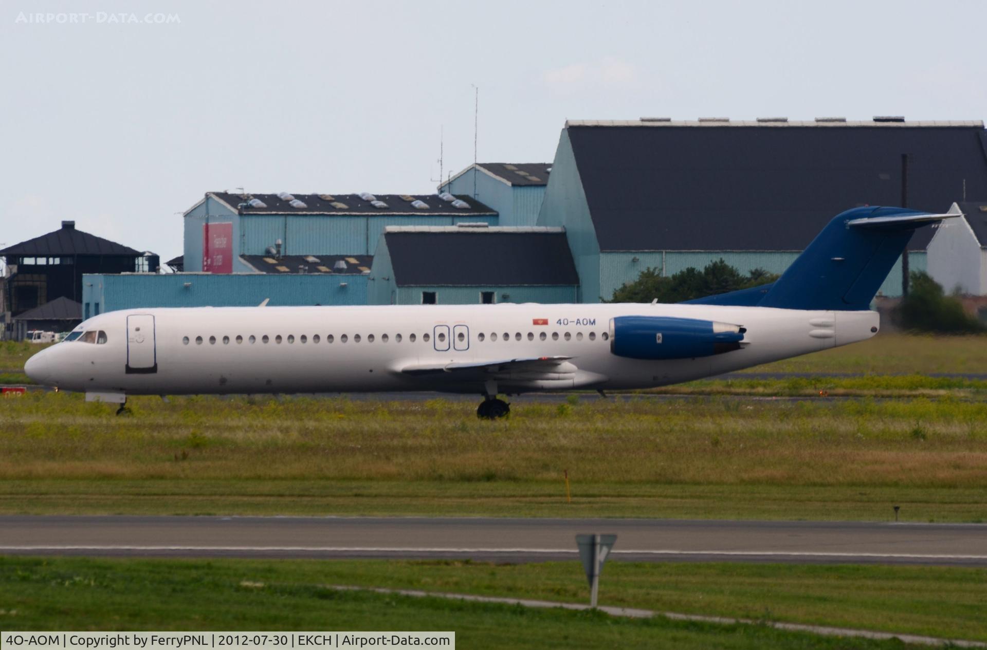 4O-AOM, 1990 Fokker 100 (F-28-0100) C/N 11321, Montenegro Airlines Fk100