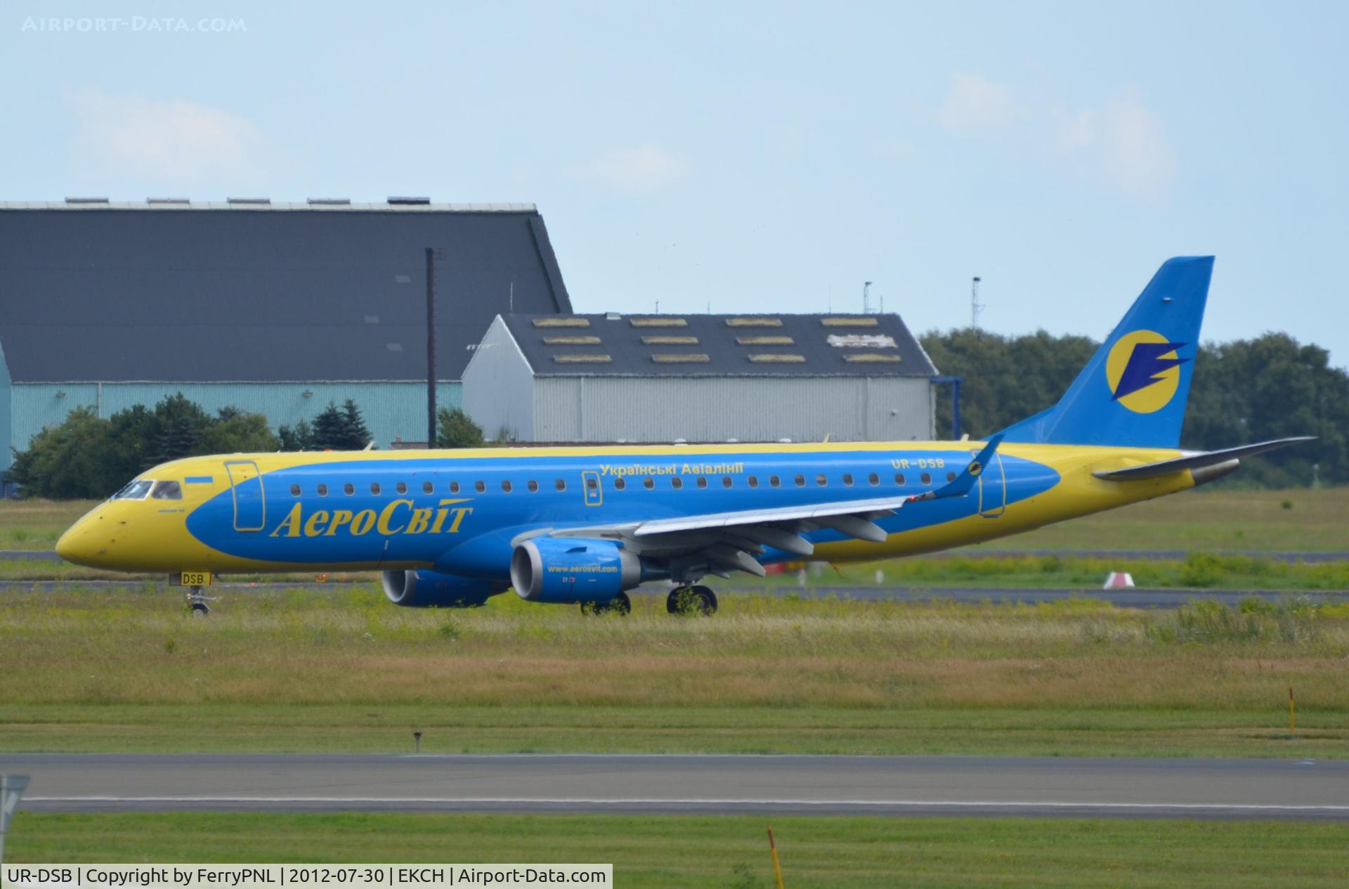 UR-DSB, 2012 Embraer 190LR (ERJ-190-200LR) C/N 19000501, AeroSvit ERJ190 in CPH