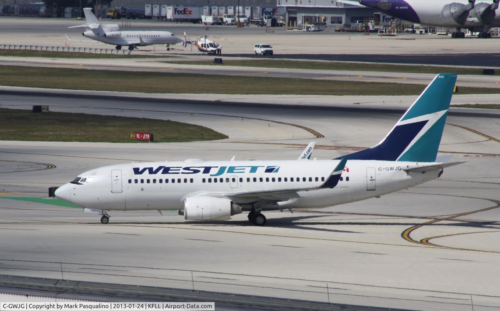C-GWJG, 2007 Boeing 737-7CT C/N 35504, Boeing 737-700