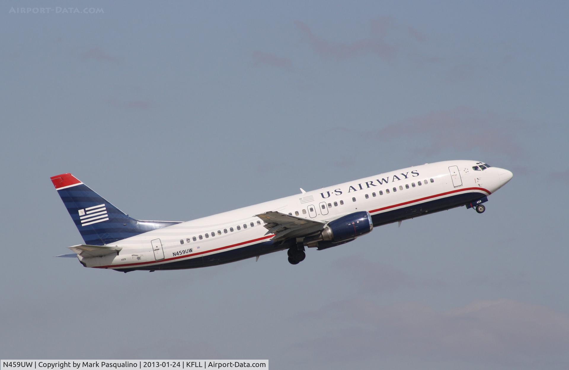 N459UW, 1991 Boeing 737-4B7 C/N 25023, Boeing 737-400