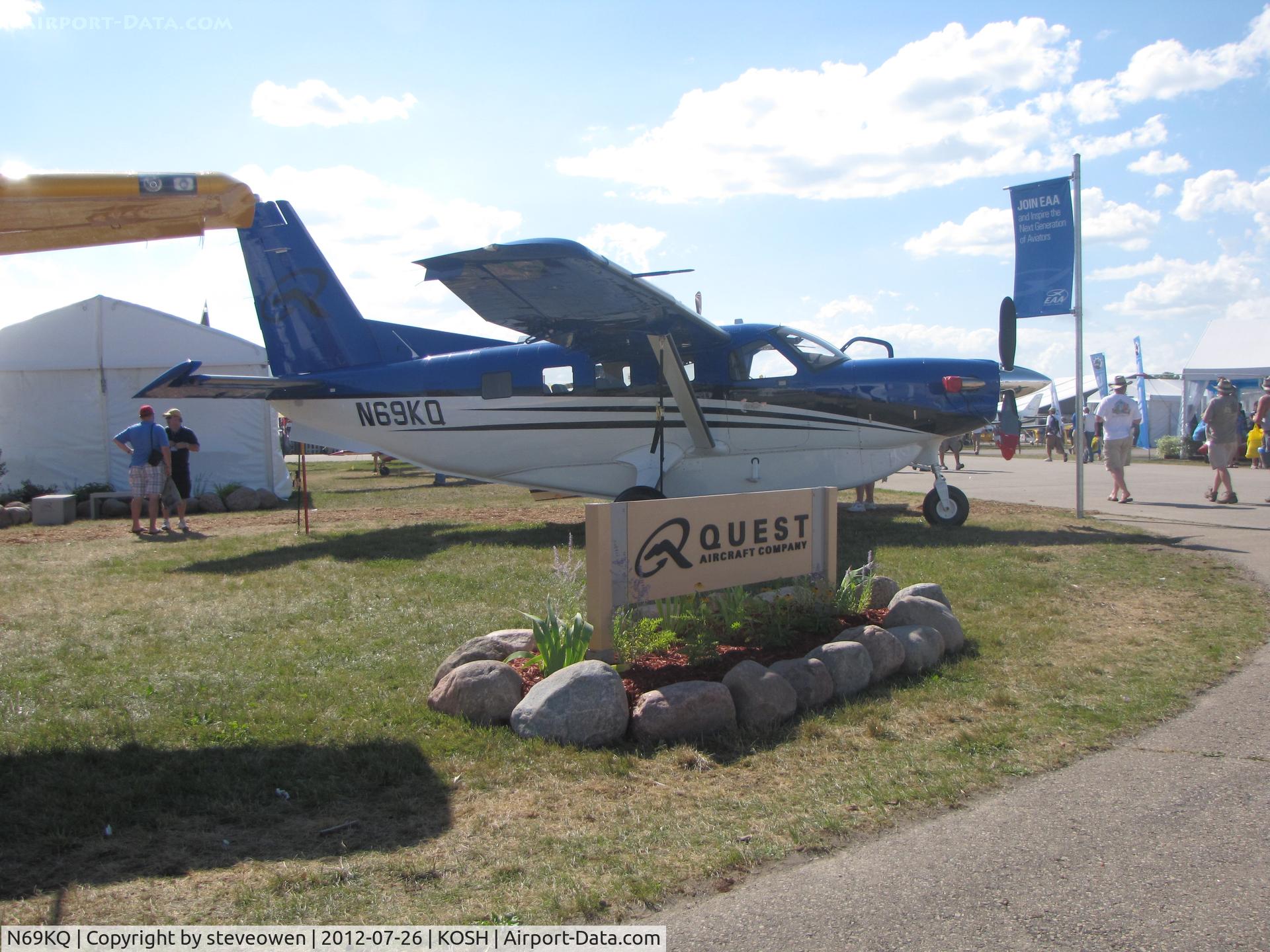 N69KQ, 2012 Quest Kodiak 100 C/N 100-0069, On display at Oshkosh