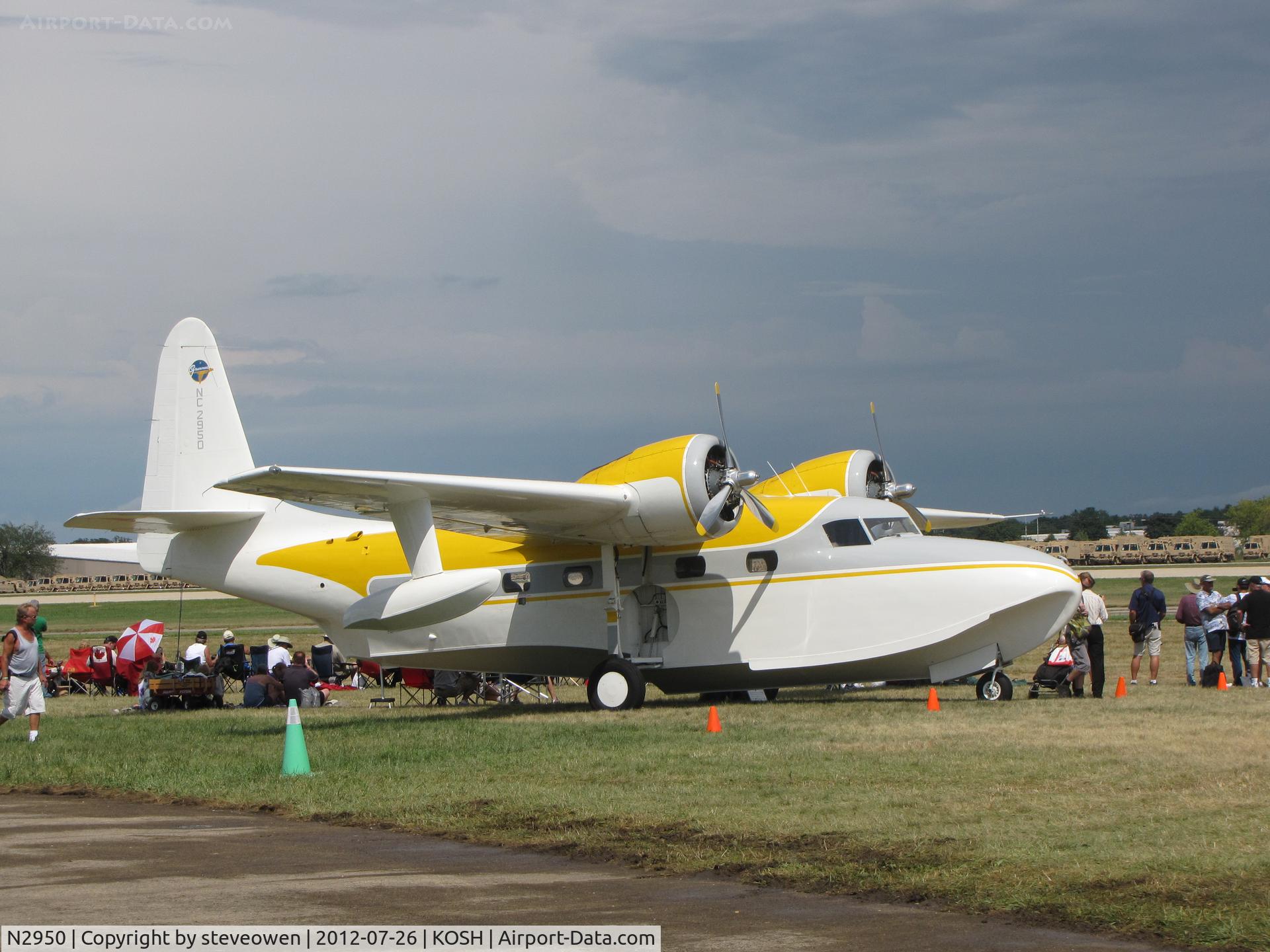 N2950, 1947 Grumman G-73 Mallard C/N J-13, At Oshkosh-12