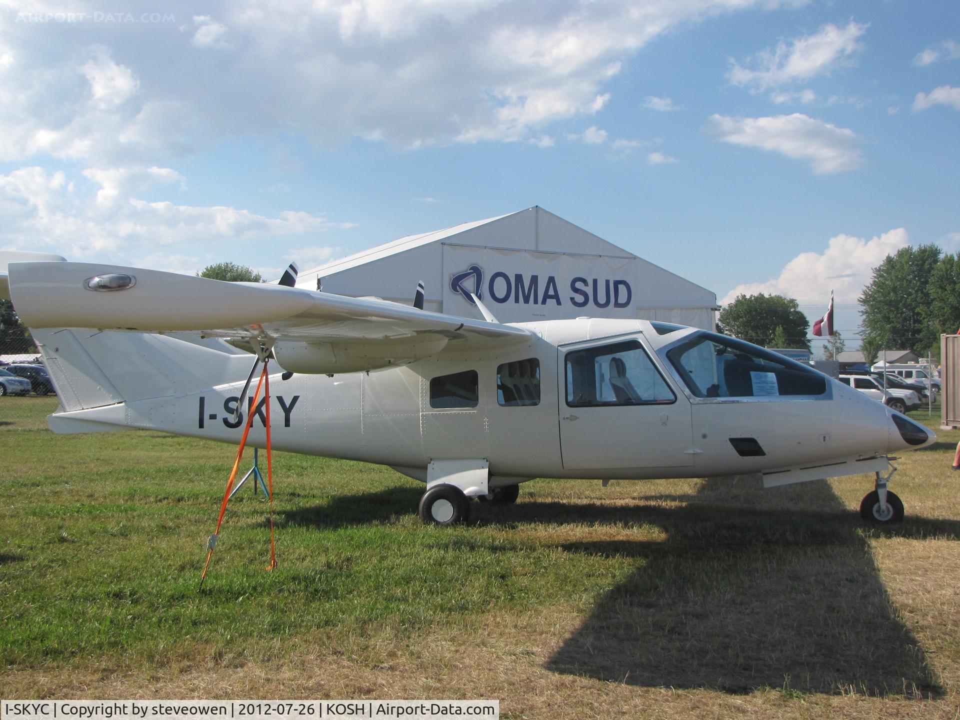 I-SKYC, OMA Sud Skycar C/N 01, On display at Oshkosh 12