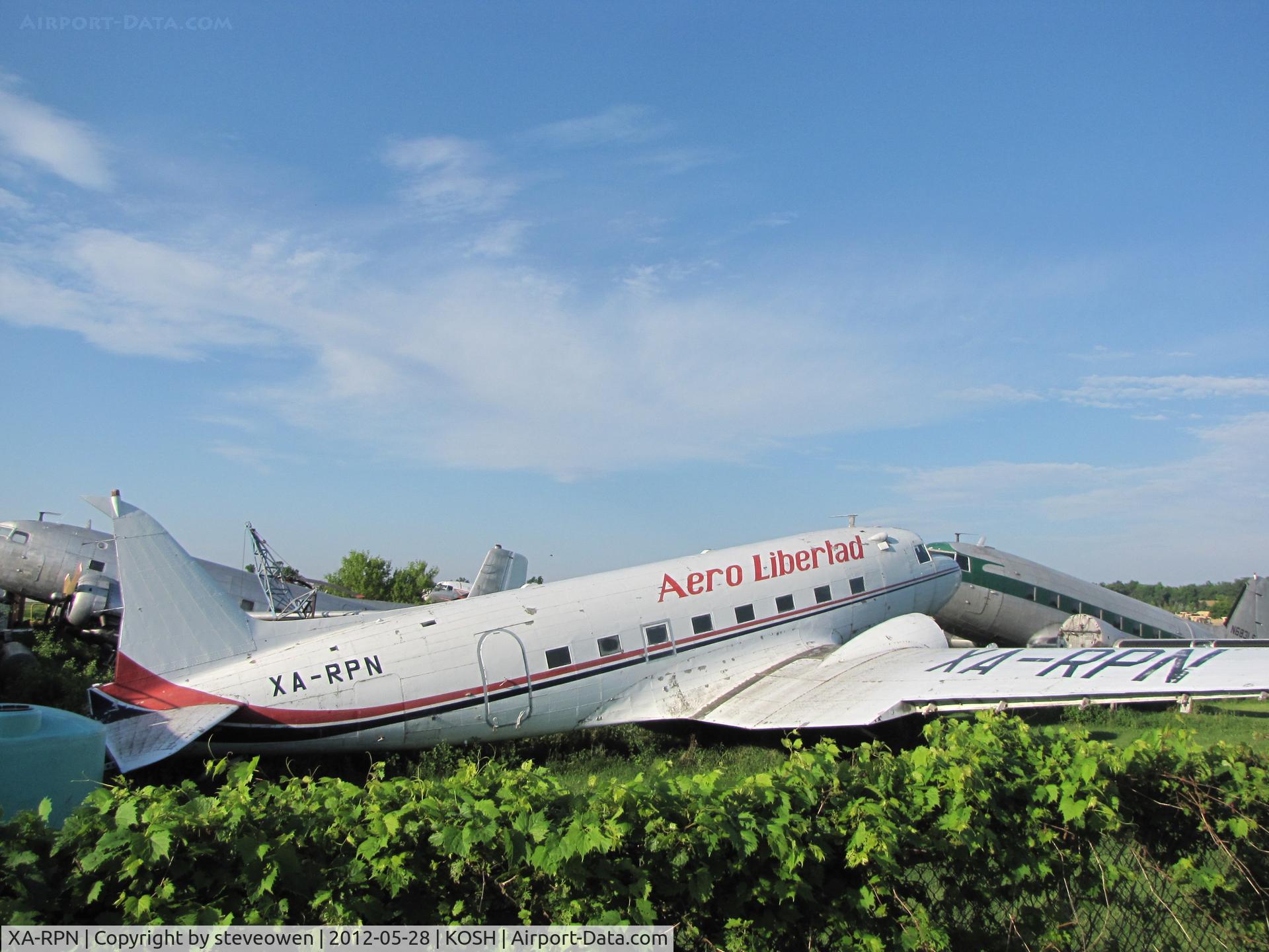 XA-RPN, 1937 Douglas DC-3 C/N 2167, Basler Turbo Conversion Bone yard