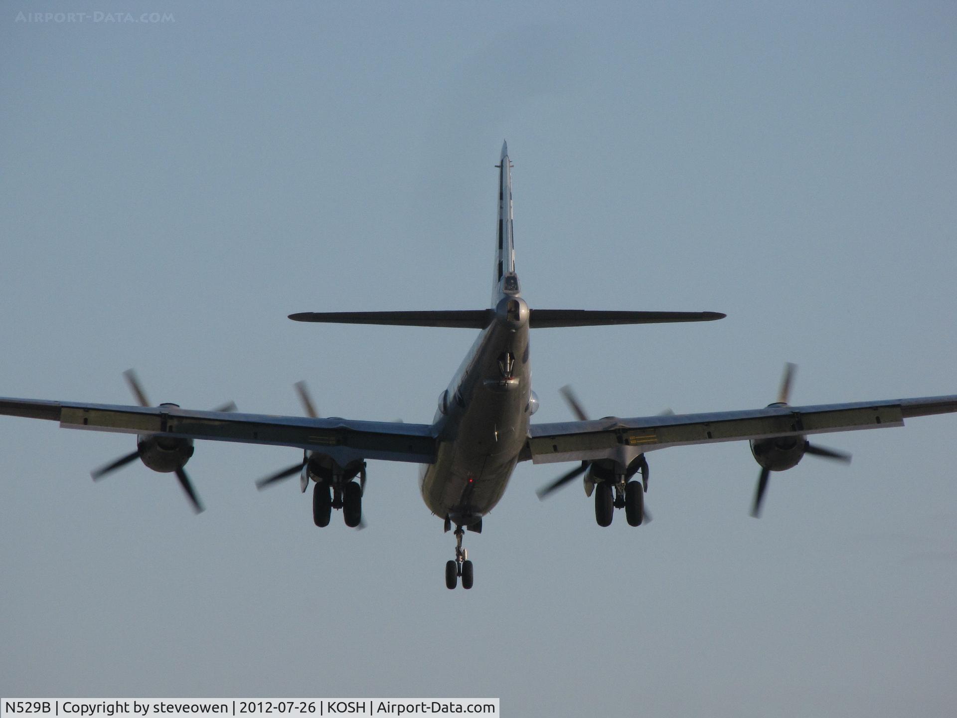 N529B, 1944 Boeing B-29A-60-BN Superfortress C/N 11547, FIFI heading into Oshkosh