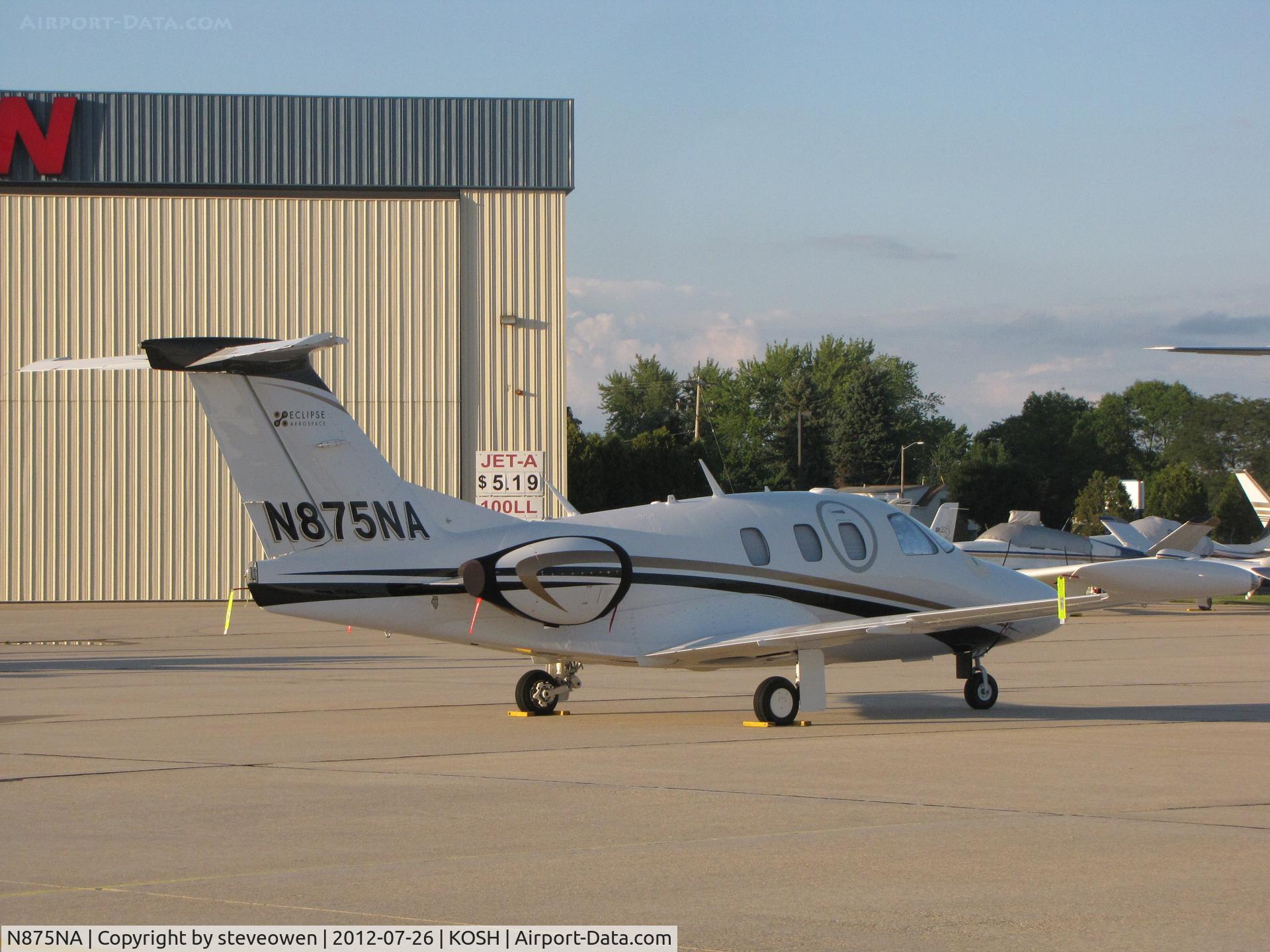 N875NA, 2007 Eclipse Aviation Corp EA500 C/N 000018, Orion FBO ramp