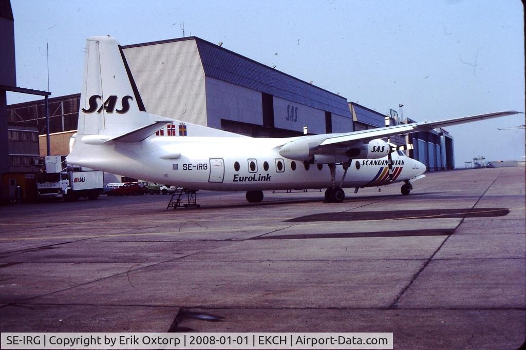 SE-IRG, 1968 Fokker F.27-600 Friendship C/N 10387, By Erik Oxtorp in CPH MAY85