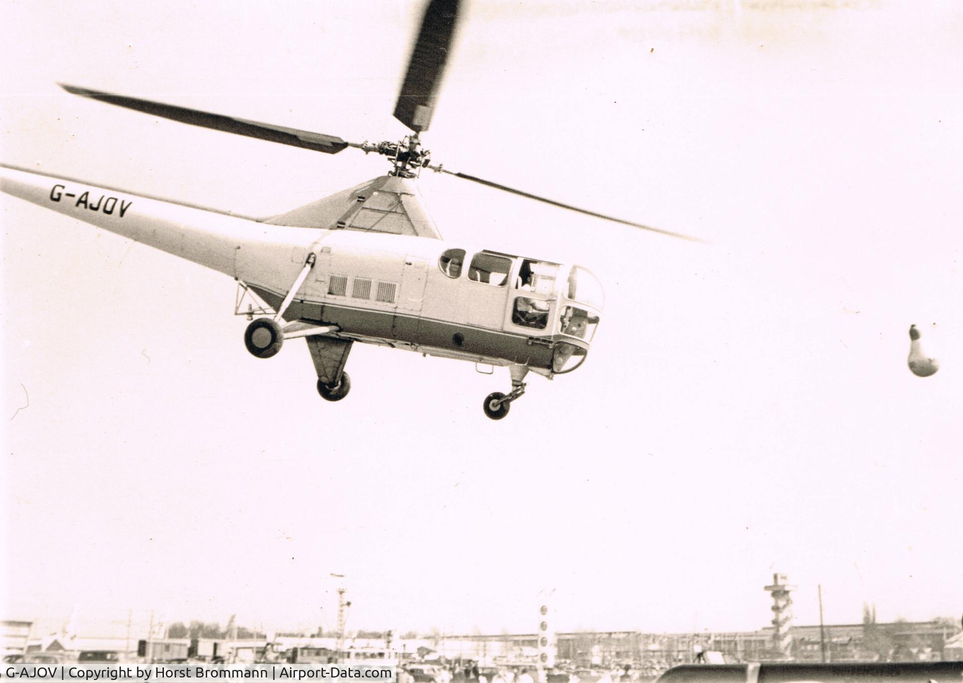 G-AJOV, Sikorsky S-51 C/N 5135, Photos taken around 1952-54 Hanover Fair.