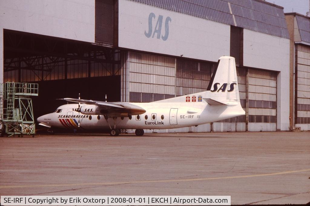SE-IRF, 1967 Fokker F.27-600 Friendship C/N 10329, By Erik Oxtorp in CPH APR85