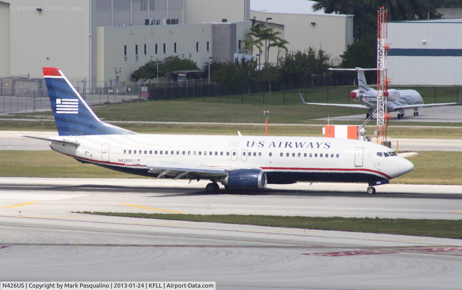 N426US, 1989 Boeing 737-4B7 C/N 24548, Boeing 737-400