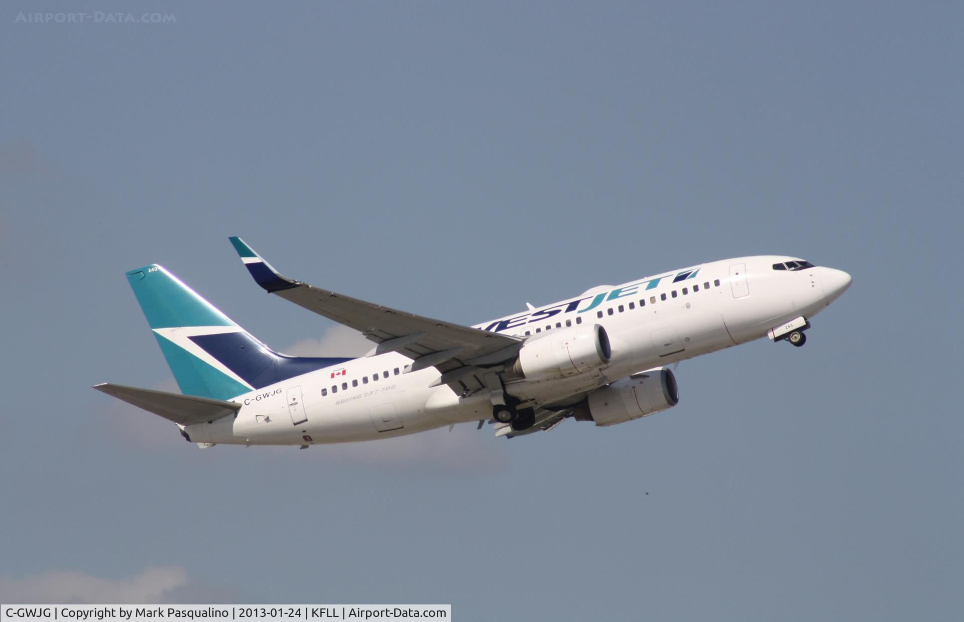C-GWJG, 2007 Boeing 737-7CT C/N 35504, Boeing 737-700