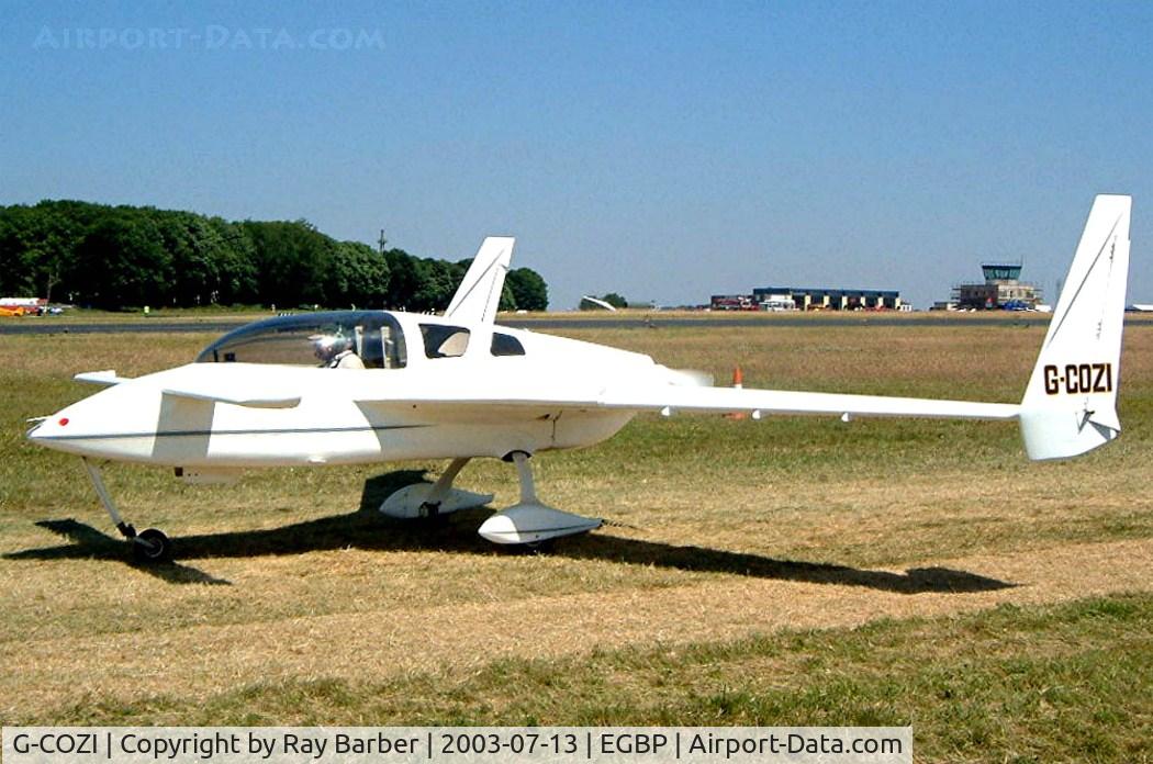G-COZI, 1993 Co-Z Cozy Mark III C/N PFA 159-12162, Co-Z Developments Cozy III [PFA 159-12162] Kemble~G 13/07/2003
