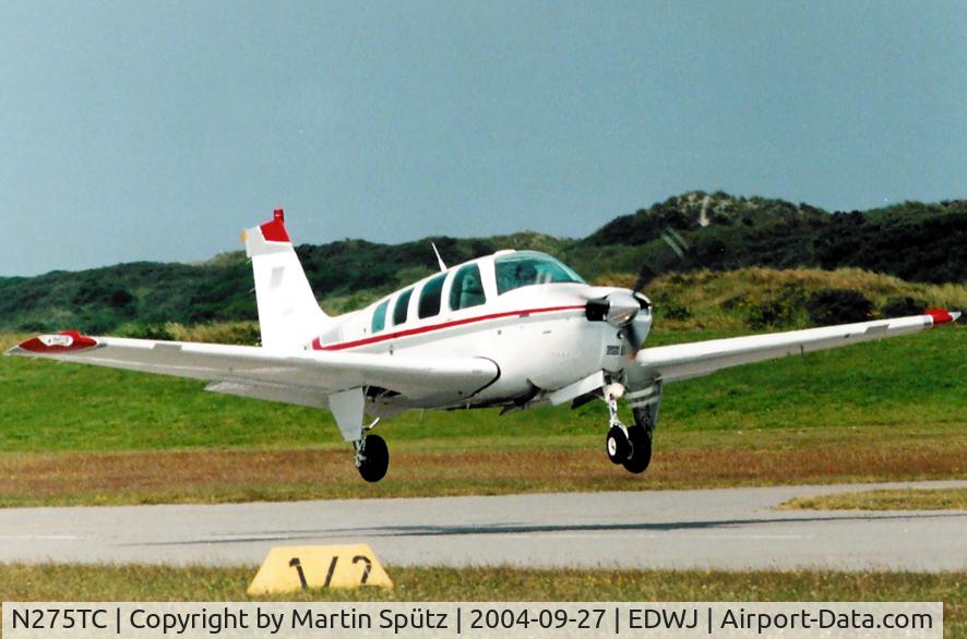 N275TC, 1994 Beech A36 Bonanza 36 C/N E-2914, Take-Off Airfield Juist, Norther Germany