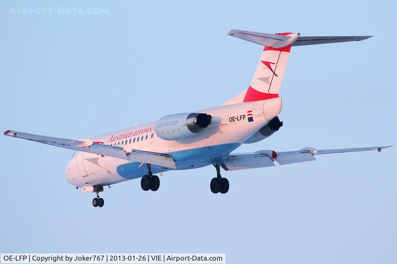 OE-LFP, Fokker 70 (F-28-0070) C/N 11560, Austrian arrows