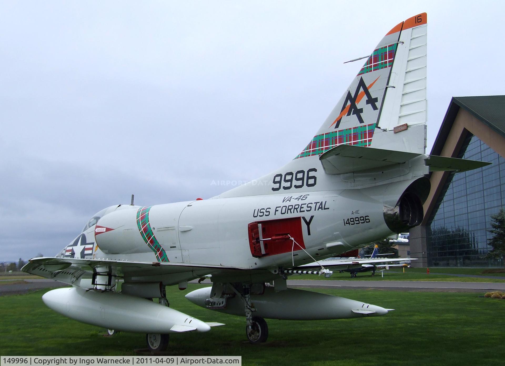 149996, Douglas A-4E Skyhawk C/N 13048, Douglas A-4E Skyhawk at the Evergreen Aviation & Space Museum, McMinnville OR
