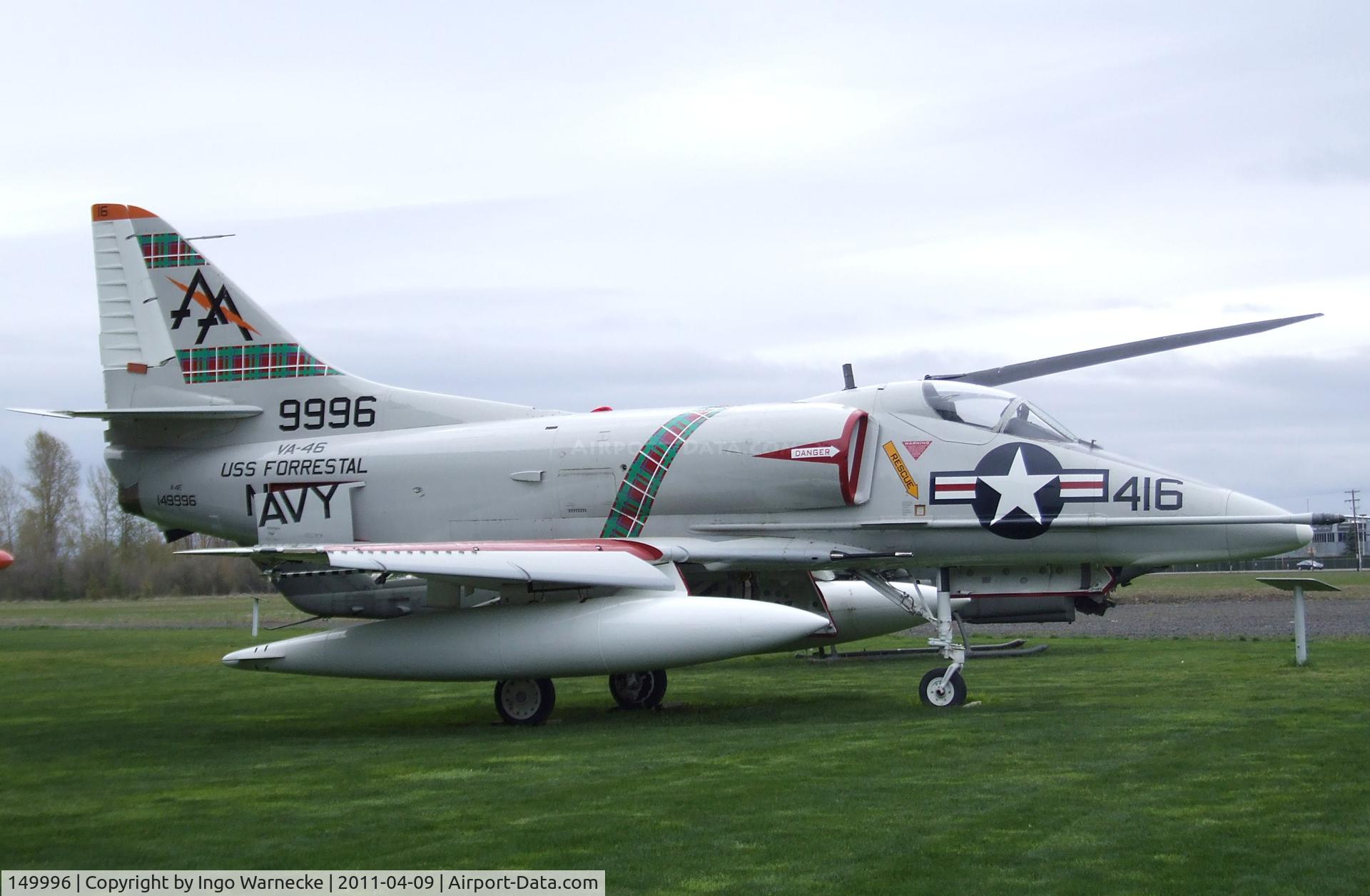 149996, Douglas A-4E Skyhawk C/N 13048, Douglas A-4E Skyhawk at the Evergreen Aviation & Space Museum, McMinnville OR