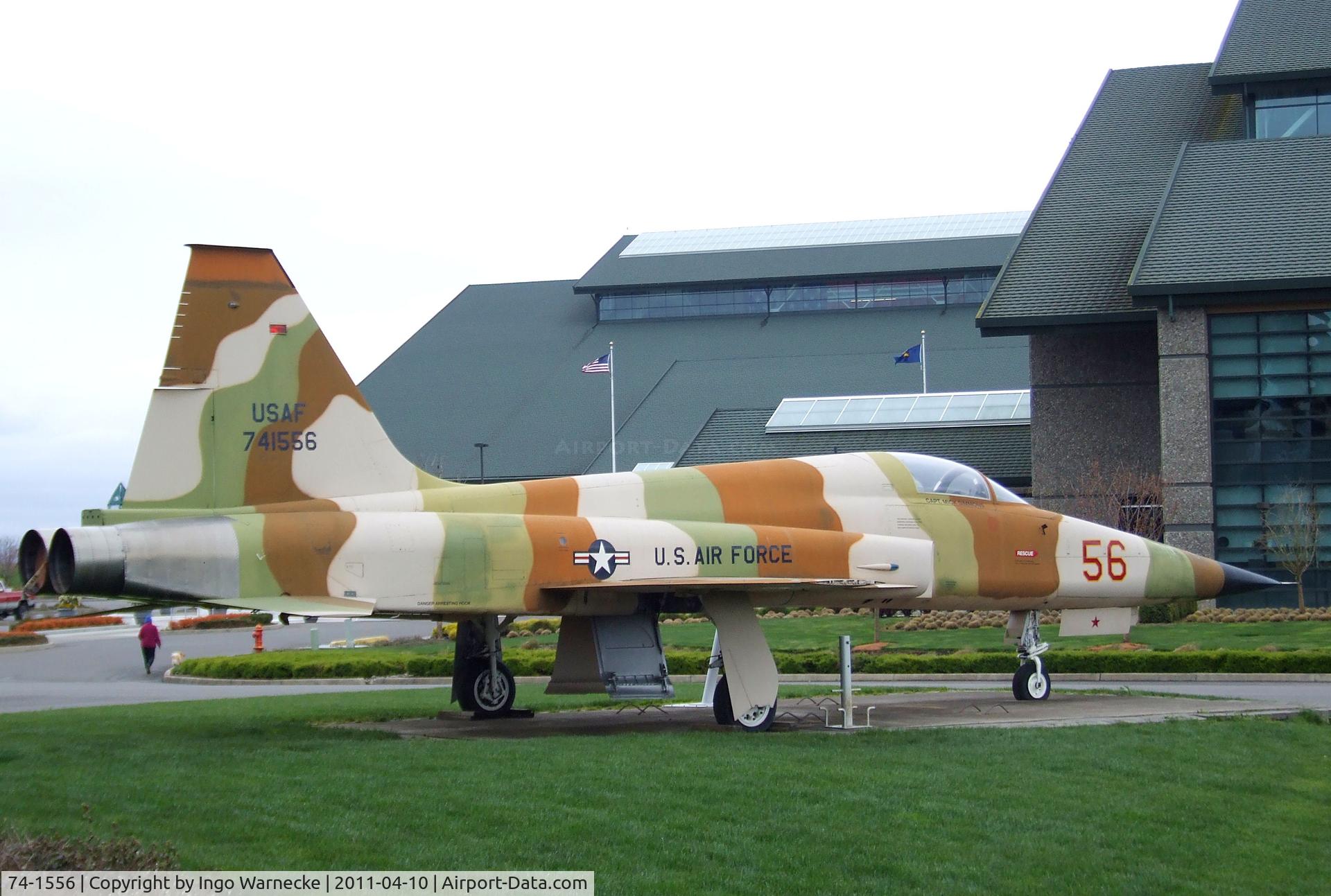 74-1556, Northrop F-5E Tiger II C/N N.1216, Northrop F-5E Tiger II at the Evergreen Aviation & Space Museum, McMinnville OR
