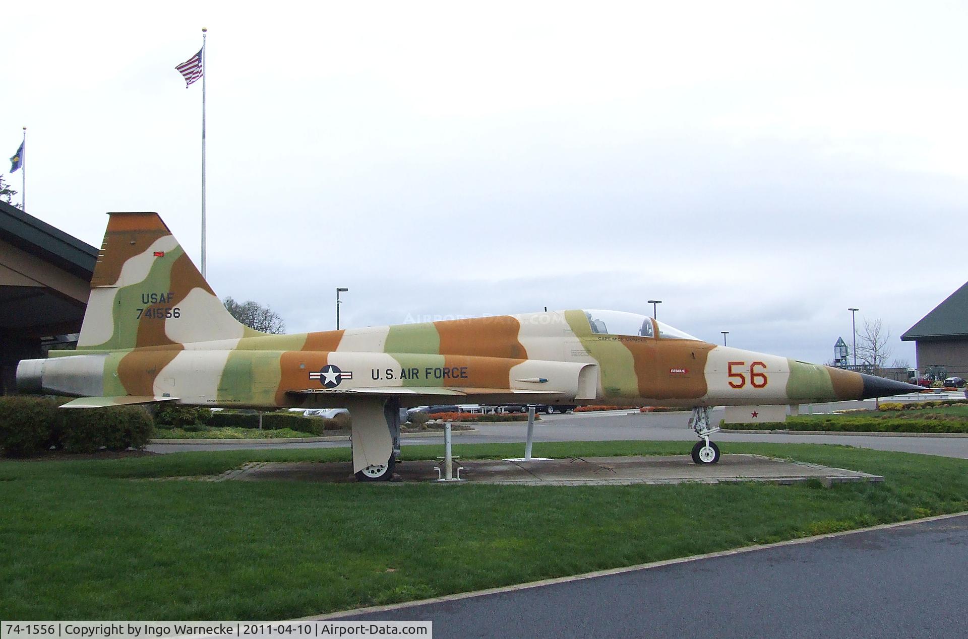 74-1556, Northrop F-5E Tiger II C/N N.1216, Northrop F-5E Tiger II at the Evergreen Aviation & Space Museum, McMinnville OR