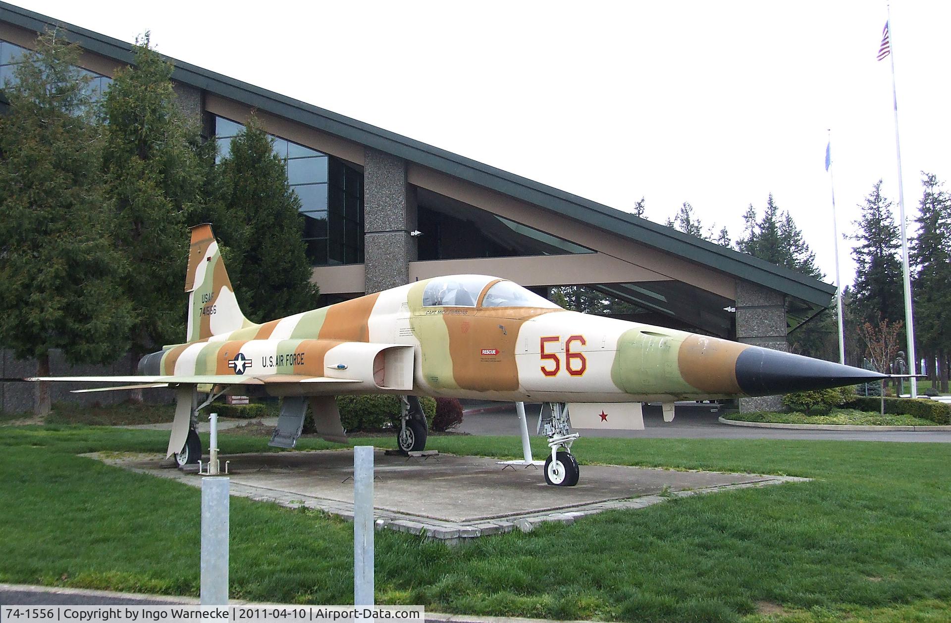 74-1556, Northrop F-5E Tiger II C/N N.1216, Northrop F-5E Tiger II at the Evergreen Aviation & Space Museum, McMinnville OR