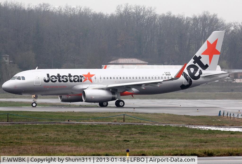 F-WWBK, 2013 Airbus A320-232 C/N 5472, C/n 5472 - To be 9V-JSS - First Jetstar with sharklets
