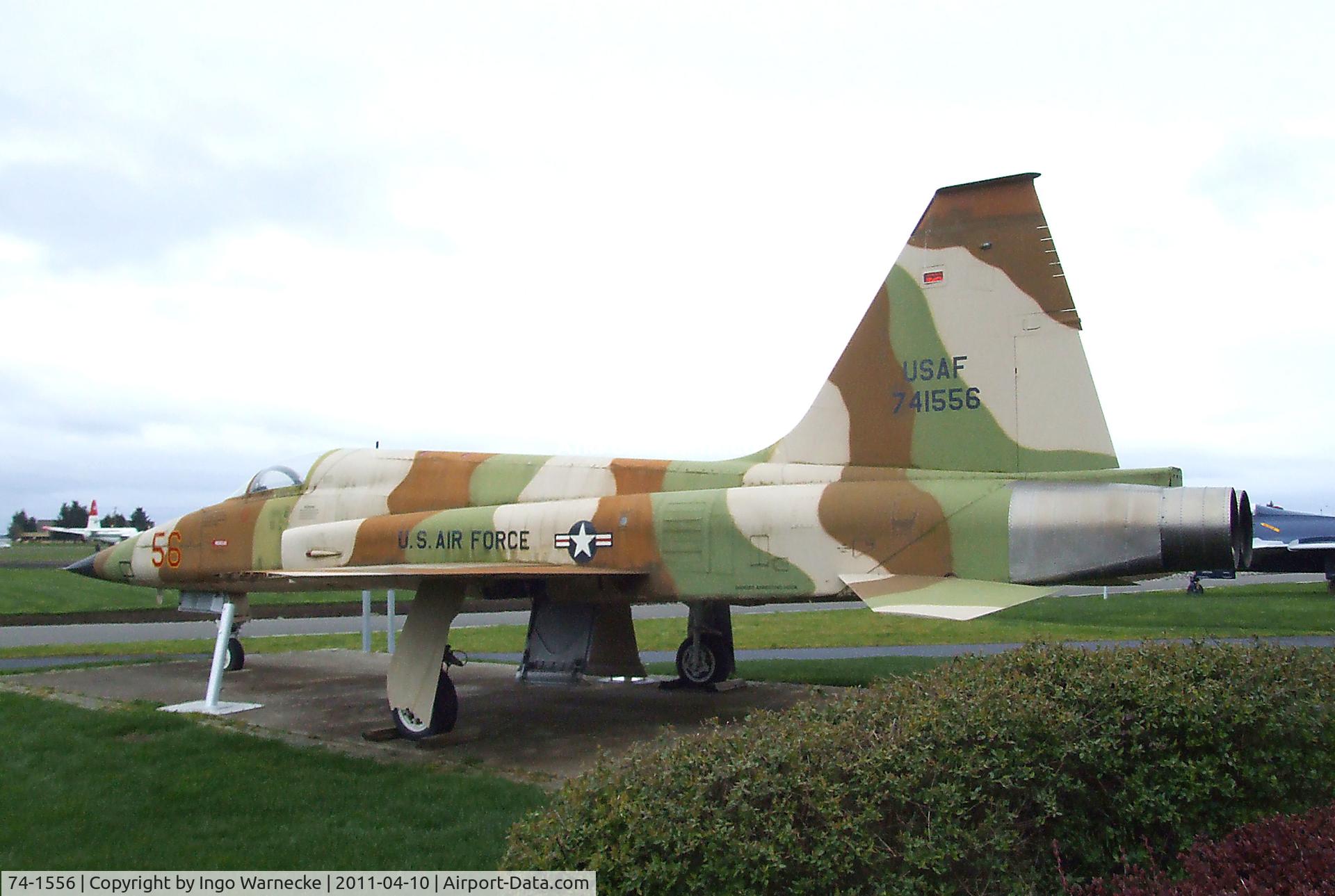 74-1556, Northrop F-5E Tiger II C/N N.1216, Northrop F-5E Tiger II at the Evergreen Aviation & Space Museum, McMinnville OR